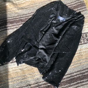 Black Sequin Blazer